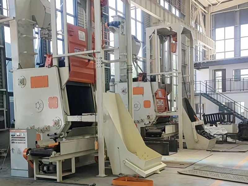 履带式抛丸清理机